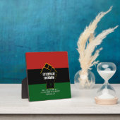 Plaque Photo Juneteeth CÉLÉBRE LA LIBERTÉ Écriture personnalisa (Insitu)