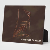 Plaque Photo Jurassic fossile (Côté)