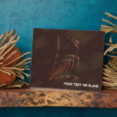 Plaque Photo Jurassic fossile (Côté)