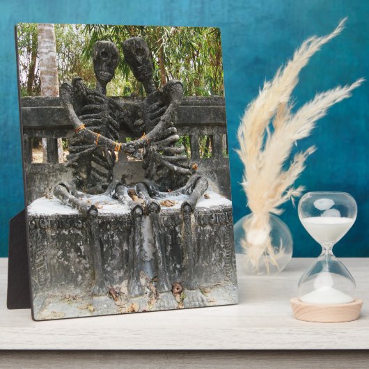 Plaque Photo Jusqu'À Ce Que La Mort Nous Part ... Nong Khai, Th (Côté)