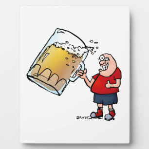 Plaque Photo Juste un gros type de bière