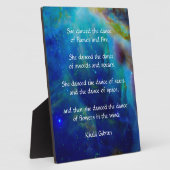 Plaque Photo Kahlil Gibran Danse des étoiles (Côté)