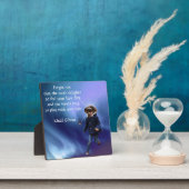 Plaque Photo Kahlil Gibran la terre (Insitu)