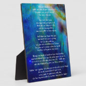 Plaque Photo Kahlil Gibran sur Giving (Côté)