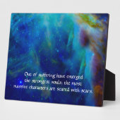 Plaque Photo Kahlil Gibran sur la souffrance (Côté)