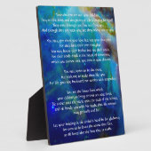 Plaque Photo Kahlil Gibran sur les enfants (Côté)