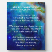 Plaque Photo Kahlil Gibran sur Love (Devant)