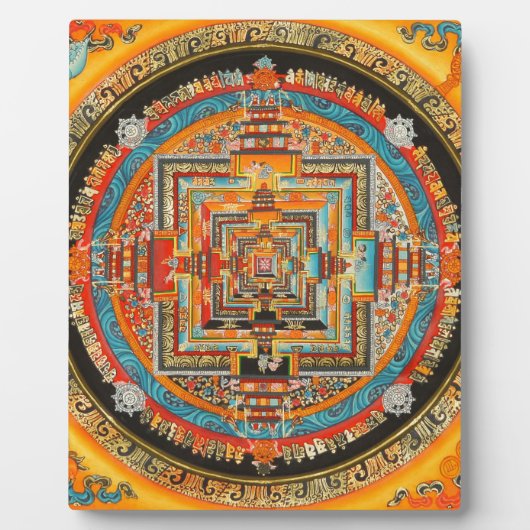 PLAQUE PHOTO KALACHAKRA ESOTERIE MANDALA III (Devant)