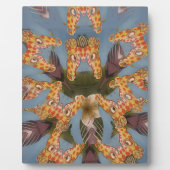 Plaque Photo Kaleidoscope Giraffe Mandala : Safari Art Abstrait (Devant)