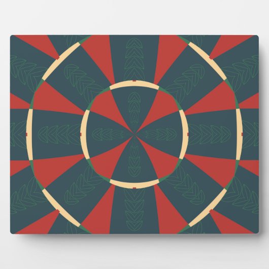 Plaque Photo Kaléidoscope mandalaïque (Devant)