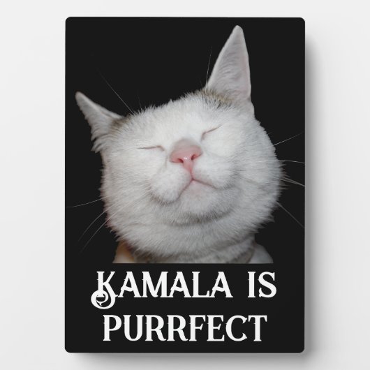 Plaque Photo Kamala est parfait (Devant)