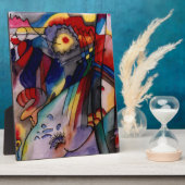 Plaque Photo Kandinsky 1913 Peinture Abstraite (Côté)