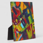 Plaque Photo Kandinsky 304 Oeuvre Abstraite colorée (Côté)