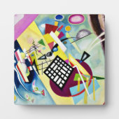 Plaque Photo Kandinsky - Black Grid, art abstrait populaire, (Devant)