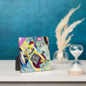 Plaque Photo Kandinsky - Black Grid, art abstrait populaire, (Insitu)