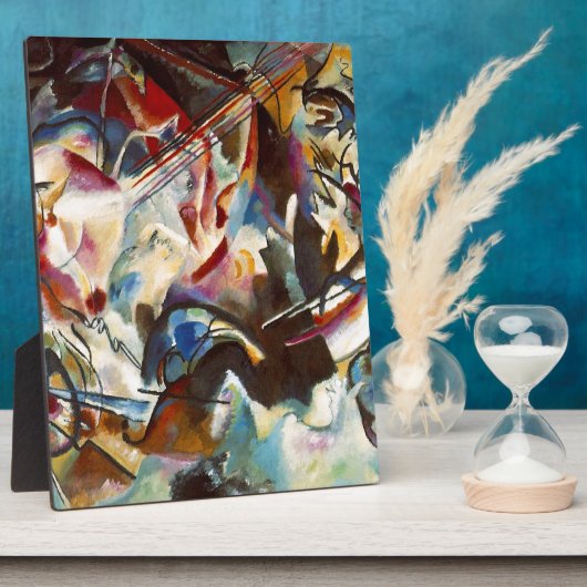 Plaque Photo Kandinsky Composition VI Peinture Abstraite (Côté)