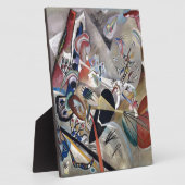 Plaque Photo Kandinsky En Gris Oeuvre Abstraite (Côté)