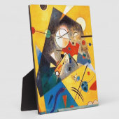 Plaque Photo Kandinsky Harmonie calme Art Abstrait (Côté)