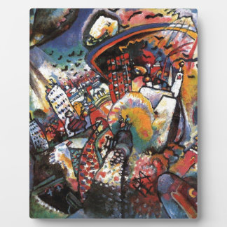 Plaque Photo Kandinsky Moscou I Cityscape peinture Abstraite