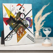 Plaque Photo Kandinsky Sur Blanc Deux Peintures Abstraites (Côté)