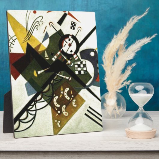 Plaque Photo Kandinsky Sur White II (Côté)
