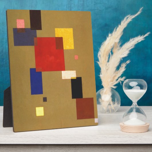 Plaque Photo Kandinsky Treize Rectangles peinture Abstraite (Côté)