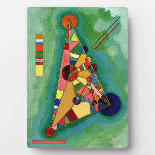 Plaque Photo Kandinsky - Triangle multicolore