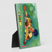 Plaque Photo Kandinsky - Triangle multicolore (Côté)