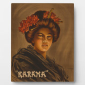 Plaque Photo Karama : Actrice japonaise Romance Geisha (Devant)