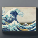 Plaque Photo Katsushika Hokusai - La Grande vague au large de K<br><div class="desc">La Grande vague au large de Kanagawa / La vague - Katsushika Hokusai,  1829-1833</div>