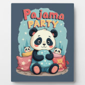 Plaque Photo Kawaii Panda Pajama Party Cosy Slepov esthétique (Devant)