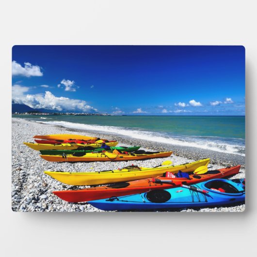 Plaque Photo Kayak d'été (Devant)