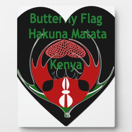 Plaque Photo Kenya (Devant)