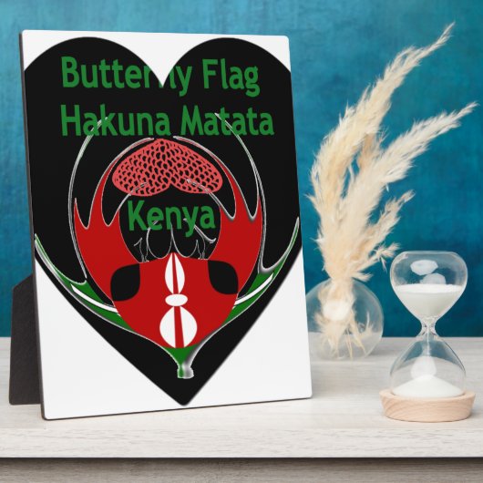 Plaque Photo Kenya (Côté)