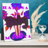 Plaque Photo Kenya Heart Art : I Love Kenya (Côté)