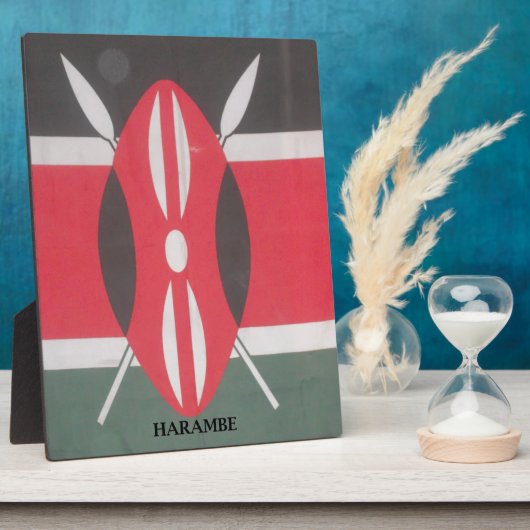 Plaque Photo Kenya le beau pays de Lion Safari.jpg (Côté)