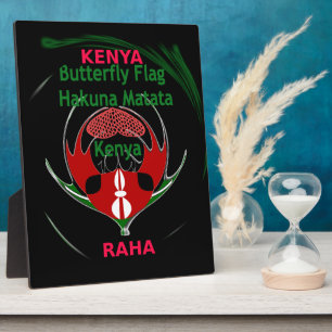 Plaque Photo Kenya Raha: Hakuna Matata Dessin de motif de dra