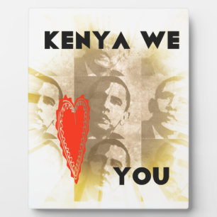 Plaque Photo Kenya We Lovely You Perspective Art Design
