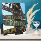 Plaque Photo Key West Signs (Côté)