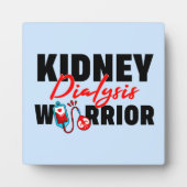 Plaque Photo Kidney Dialysis Warrior Kidney Recipient (Devant)