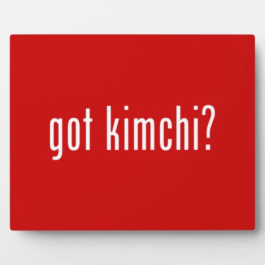 Plaque Photo Kimchi ? (Devant)