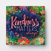 Plaque Photo Kindy Matters Fun Floral Plutôt Inspiriational (Devant)