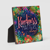 Plaque Photo Kindy Matters Fun Floral Plutôt Inspiriational (Recto)