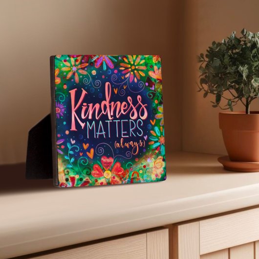 Plaque Photo Kindy Matters Fun Floral Plutôt Inspiriational