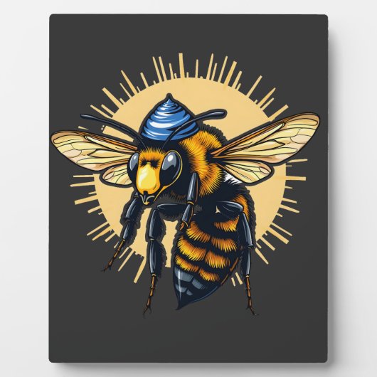 Plaque Photo Kippah juif de l'apiculture Hanoukka (Devant)
