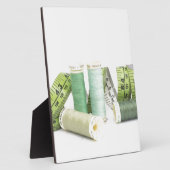 Plaque Photo Kit de couture verte et fils (Côté)