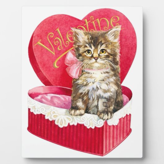Plaque Photo Kitten dans Candy Box (Devant)