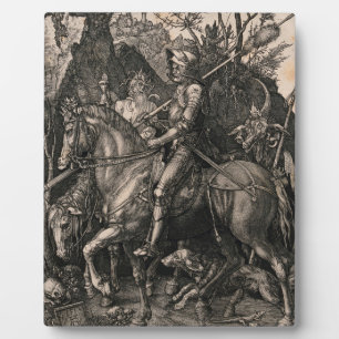 Plaque Photo Knight Death et le diable Albrecht Durer