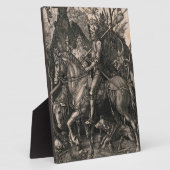 Plaque Photo Knight Death et le diable Albrecht Durer (Côté)