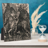 Plaque Photo Knight Death et le diable Albrecht Durer (Côté)